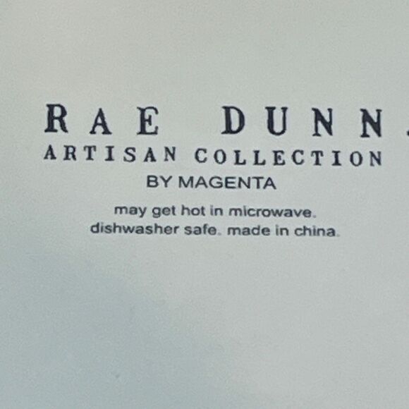 Rae Dunn Ceramic Dog Pet Bowl- White DINE By Magenta Artisan Collection - Picture 8 of 8